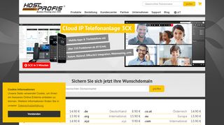 HostProfis ISP Telekom GmbH - Hostprofis Portal