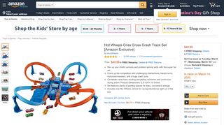 
                            5. Hot Wheels Criss Cross Crash Track Set ... - Amazon.com - Cris Crash Login