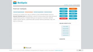 
                            1. Hotmail belépés | Belépés - Hotmail Hu Sign In