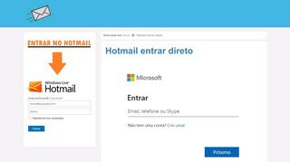 HOTMAIL ENTRAR DIRETO - Hotmail login - Telstar Hostels - Entrar No Meu E Mail Hotmail Portal