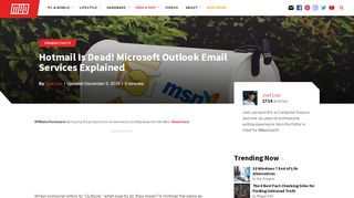 
                            12. Hotmail Is Dead! Microsoft Outlook Email Services Explained