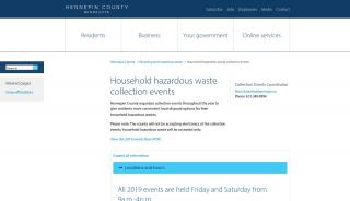 
                            3. Household hazardous waste collection events | Hennepin County - Hennepin County Hazardous Waste Portal