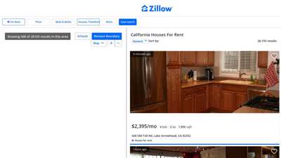 Houses For Rent in California - 20,610 Homes  Zillow