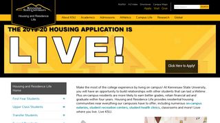 
                            1. Housing and Residence Life | Kennesaw State University - Ksu Housing Portal