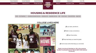 Housing and Residence Life - Texas A&M International - Tamiu Housing Sign In