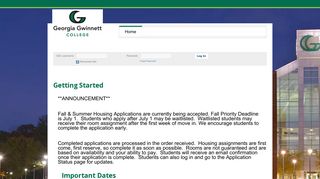 
                            3. Housing Application Portal - Georgia Gwinnett College Student Portal