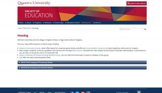 
                            7. Housing | Faculty of Education - Queen's University Faculty of Education - Queen's University Housing Portal