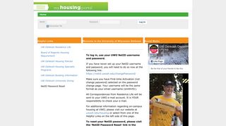 
Housing Portal - University of Wisconsin Oshkosh
