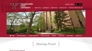Housing Portal | Youngstown State University - YSU.edu - Ysu Housing Portal