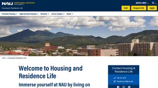 
                            3. Housing & Residence Life | Live, Learn and Connect with ... - Nau Housing Portal Portal
