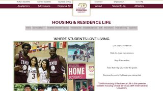 Housing & Residence Life - Texas A&M International - Tamiu Housing Sign In