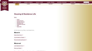 Housing & Residence Life - Texas A&M International University - Tamiu Housing Sign In