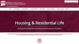 
                            3. Housing & Residential Life | New Mexico State University - Mynmsu Housing Portal