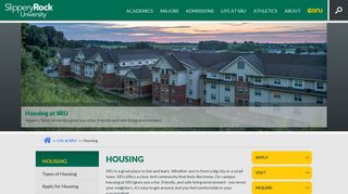 
                            2. Housing | Slippery Rock University - Sru Housing Portal
