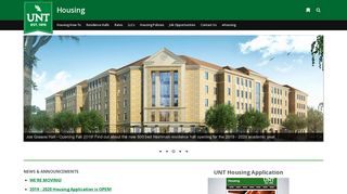 
                            2. Housing - University of North Texas - Unt Housing Portal