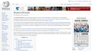 
                            10. Houston Chronicle - Wikipedia