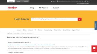 
                            3. How and Why to Use Frontier Multi-Device Security | Frontier ... - Frontier Secure Portal