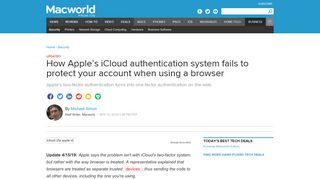 How Apple's iCloud authentication system fails to protect your ... - Login To Icloud Without Notification