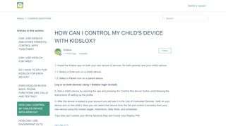 
                            5. HOW CAN I CONTROL MY CHILD'S DEVICE WITH KIDSLOX ... - Kidslox Portal