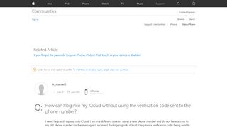 How can I log into my iCloud without usin… - Apple Community - Login To Icloud Without Notification