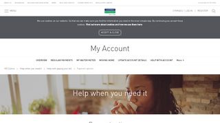 
                            8. How can I pay my bill? | Help with account | My Account | HD ... - Severn Trent Water Account Portal