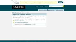 How can I view a copy of my TV Licence? - TV Licensing ™ - Sabc Tv Licence Portal