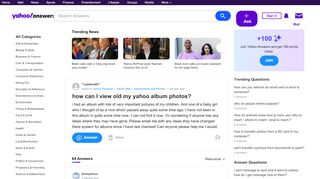 
                            8. how can I view old my yahoo album photos? | Yahoo Answers - Yahoo Photo Album Portal