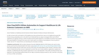 
                            6. How ClearDATA Utilizes Automation to Support Healthcare & Life ... - Cleardata Portal