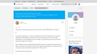 
                            8. How do I access Telstra's 6 months free PRESTO on ... - Presto Sign Up Telstra