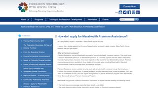 
                            4. How do I apply for MassHealth Premium Assistance? | FCSN - Masshealth Premium Assistance Portal