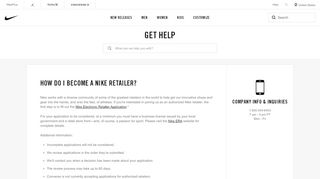 
                            2. How Do I Become a Nike Retailer? | Nike Help - Nike Net Portal