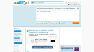 How do I get an invitation code to register on mobilevids.org ... - Mobilevids Sign In Codes