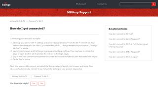 
                            4. How do I get connected? - Boingo for Military - Free Boingo Portal Password