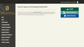 
                            3. How do I log in to UEI Employee Online (EO)? - Uei Employee Online Portal