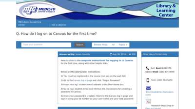 How do I log on to Canvas for the first time? - Ask a ...