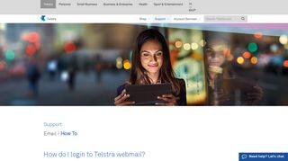 
                            7. How do I login to Telstra webmail? - Support - Telstra - Telstra Bigpond Portal Old