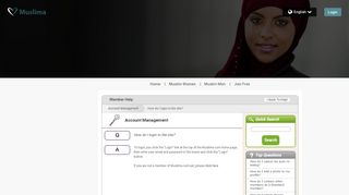 
                            7. How do I login to the site? - Muslima.com - Muslima Cupid Portal