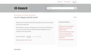 
                            4. How do I register my ECE credit? – EC-Council Support Forums - Ece Delta Portal