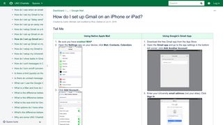 
                            7. How do I set up Gmail on an iPhone or iPad - UNC Charlotte - Uncc Gmail Portal
