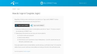 How do I sign in? (register, login) – CONNECT - Telenor Sign In Register