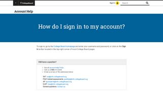 
                            7. How do I sign in to my account? - College Board Account Help - College Board Pr Portal