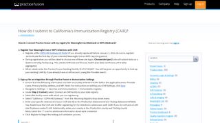 
                            9. How do I submit to California's Immunization Registry (CAIR ... - Cair Vaccine Portal