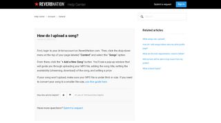
                            6. How do I upload a song? – Help Center - Howwe Biz Sign Up