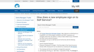 
                            4. How does a new employee sign on to Self Service? | My HR - Login Peoplesoft Hrms System Icici Bank