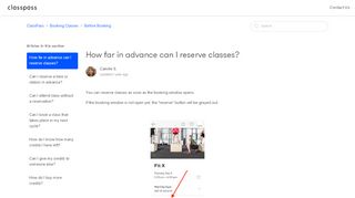
                            1. How far in advance can I reserve classes? – ClassPass - Flywheel Sign Up Time