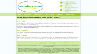 
                            8. How it Works - CheckAdvanceUSA.net - Check Advance Usa Login