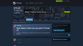 
                            4. How Many Cards can you get in Portal 2? :: Steam Trading Cards Group - Portal 2 Steam Badges