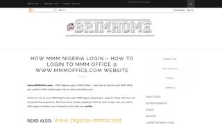 
                            2. How MMM Nigeria Login – How to Login to MMM Office ... - M Mmm Nigeria Portal