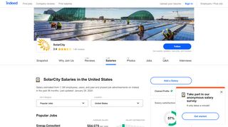 
                            5. How much does SolarCity pay? | Indeed.com - Solarcity Employee Portal