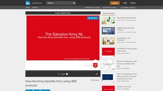 
How the Army benefits from using IBM products - SlideShare
